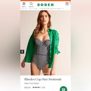 Boden Rhodes Cup-Size Swimsuit